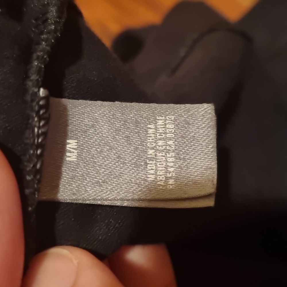 AERIE Front Tie Dress Black Size Medium - Picture 10 of 11